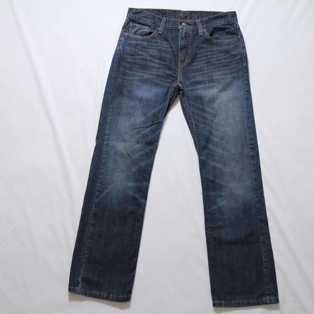 Levi's 527 Jeans Mens 30x30 Medium Wash Blue Slim Bootcut Denim Casual Pants